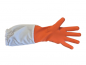 Preview: Naturkautschuk Lederhandschuhe ORANGE BEE